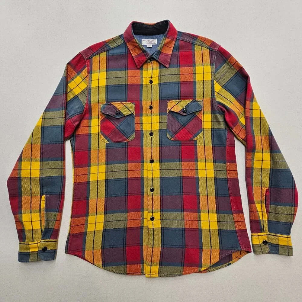 J.Crew Wallace & Barnes Flannel Plaid Overshirt M